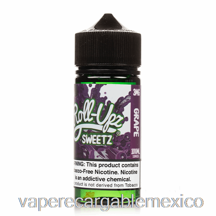 Vape Recargable Uva - Jugo Roll-upz E-líquido - 100ml 6mg